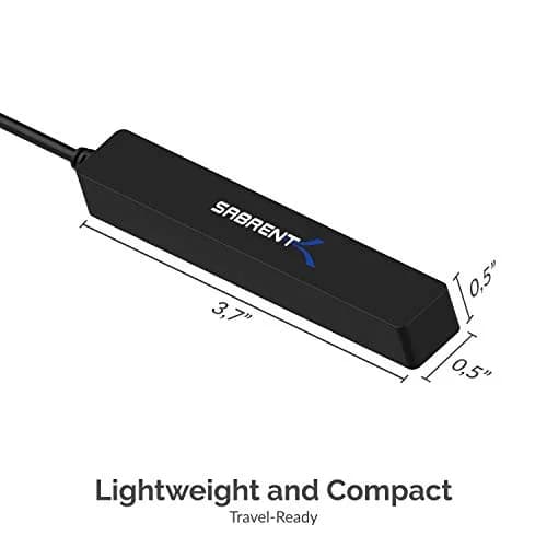 SABRENT 4-Port USB 2.0 Hub for Laptop & Tablet | Expand up to 4 Devices, Full-Speed 480 Mbps, Portable & Compatible with Windows, Mac, Linux thumbnail 7