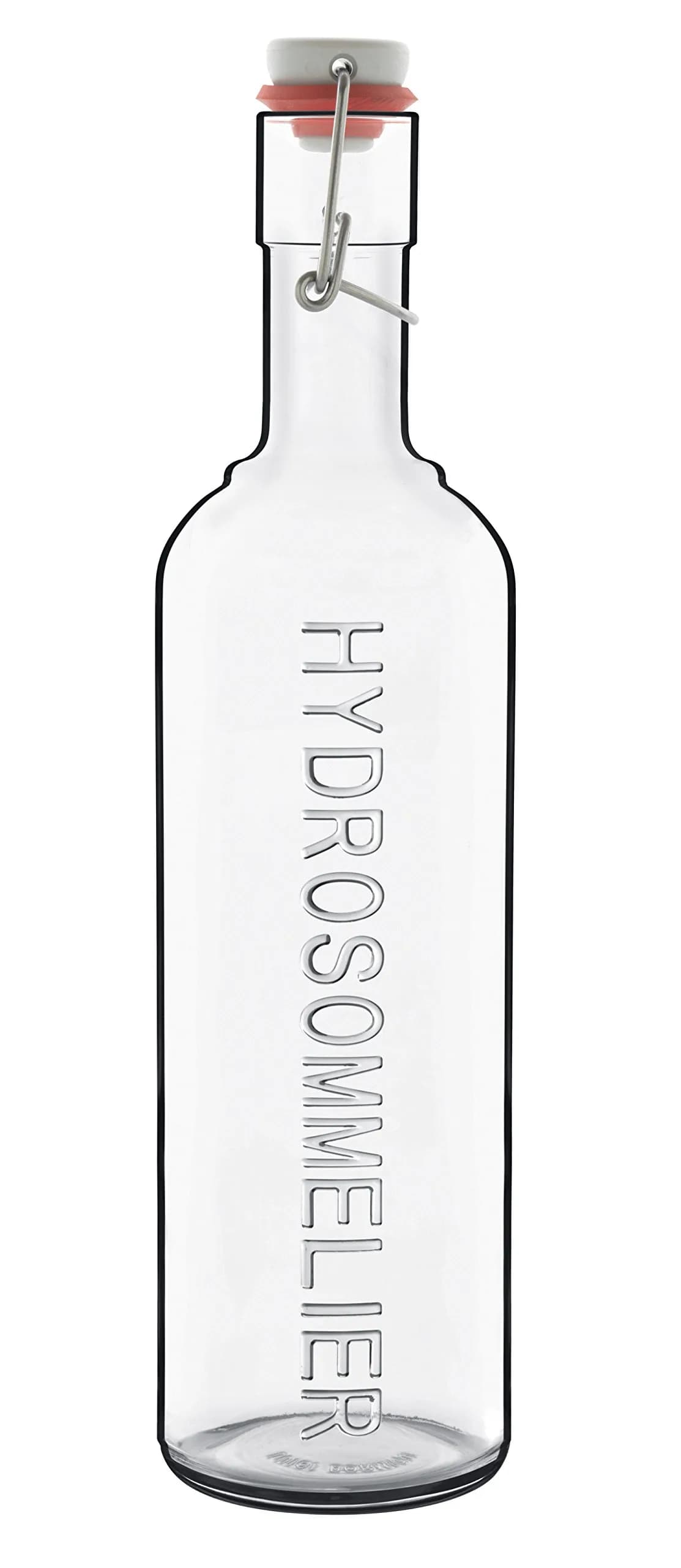 Luigi Bormioli Pictura Hydro Sommelier Bottle 34oz | Clear, Dishwasher Safe, Lead-Free — Clear