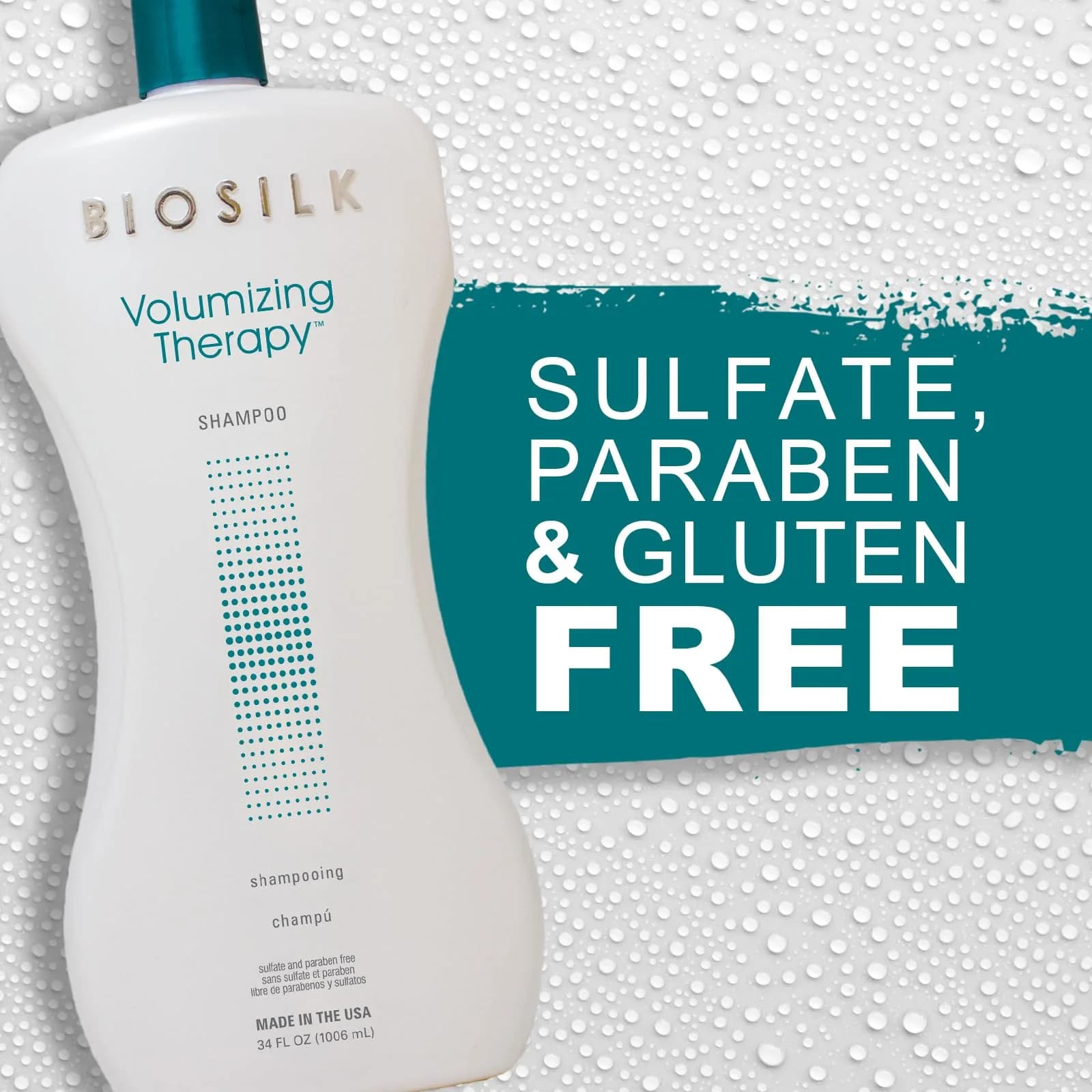BioSilk Volumizing Therapy Shampoo 1006 ml (34 Oz) | Builds Hair Body & Shine - view 6