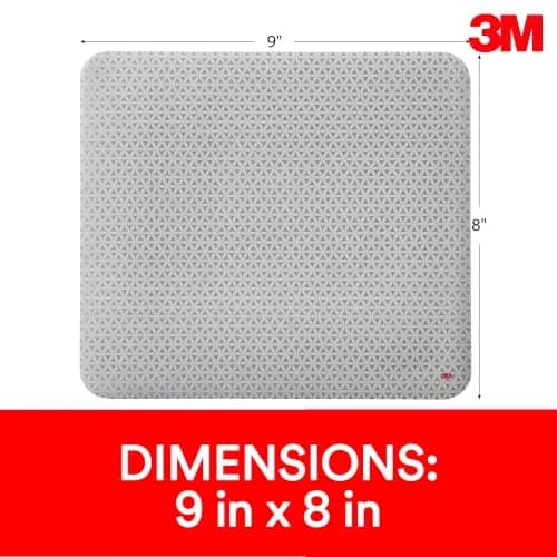 3M Precise Mouse Pad with Non-Skid Foam Backing, 22 cm x 20 cm (9 in x 8 in) | Enhances Optical Mouse Precision thumbnail 2