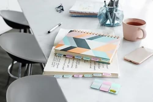 Post-it Sticky Tabs .625 in. x 1.5 in. | Bright Colors for Organizing & Reminders thumbnail 2