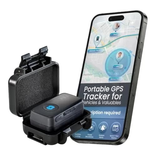 Spy Tec GPS Tracker for Vehicles & Kids, Mini Waterproof Magnetic Real-Time | Compact, Waterproof & Global Coverage thumbnail 1