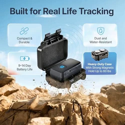 Spy Tec GPS Tracker for Vehicles & Kids, Mini Waterproof Magnetic Real-Time | Compact, Waterproof & Global Coverage thumbnail 7