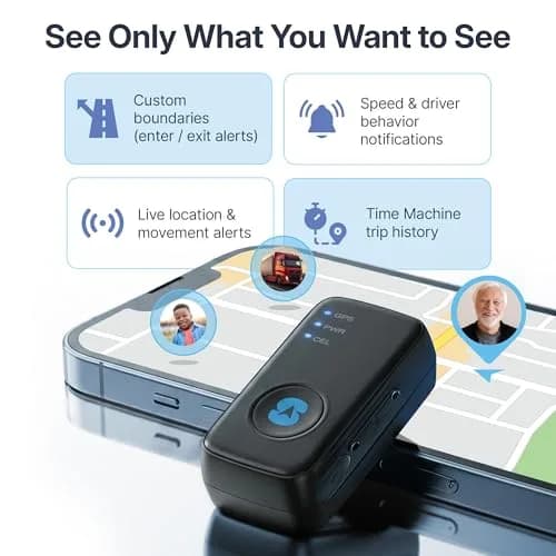 Spy Tec GPS Tracker for Vehicles & Kids, Mini Waterproof Magnetic Real-Time | Compact, Waterproof & Global Coverage thumbnail 2