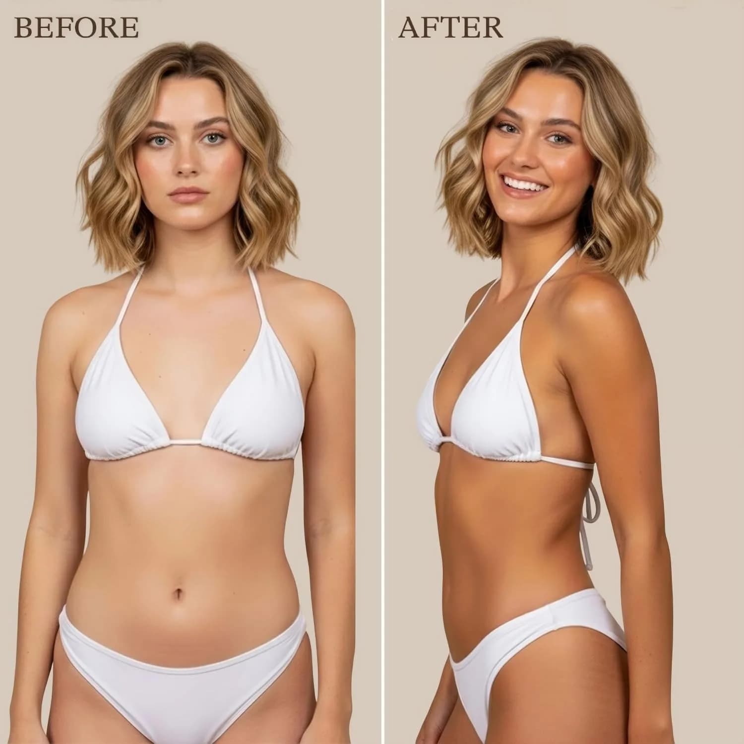 Beauty by Earth Natural Self Tanner Lotion Medium to Dark | Streak-Free Fake Tan with Aloe Vera & Coconut - view 2
