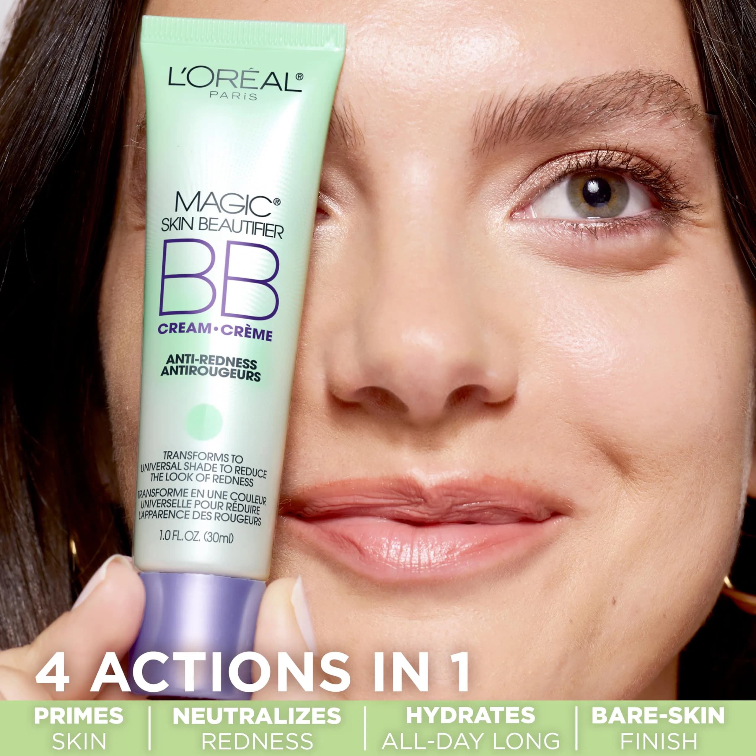 L'Oreal Paris Magic BB Cream 1 fl oz | Hydrating Skin Beautifier with Anti-Redness & Color Changing Foundation - view 2