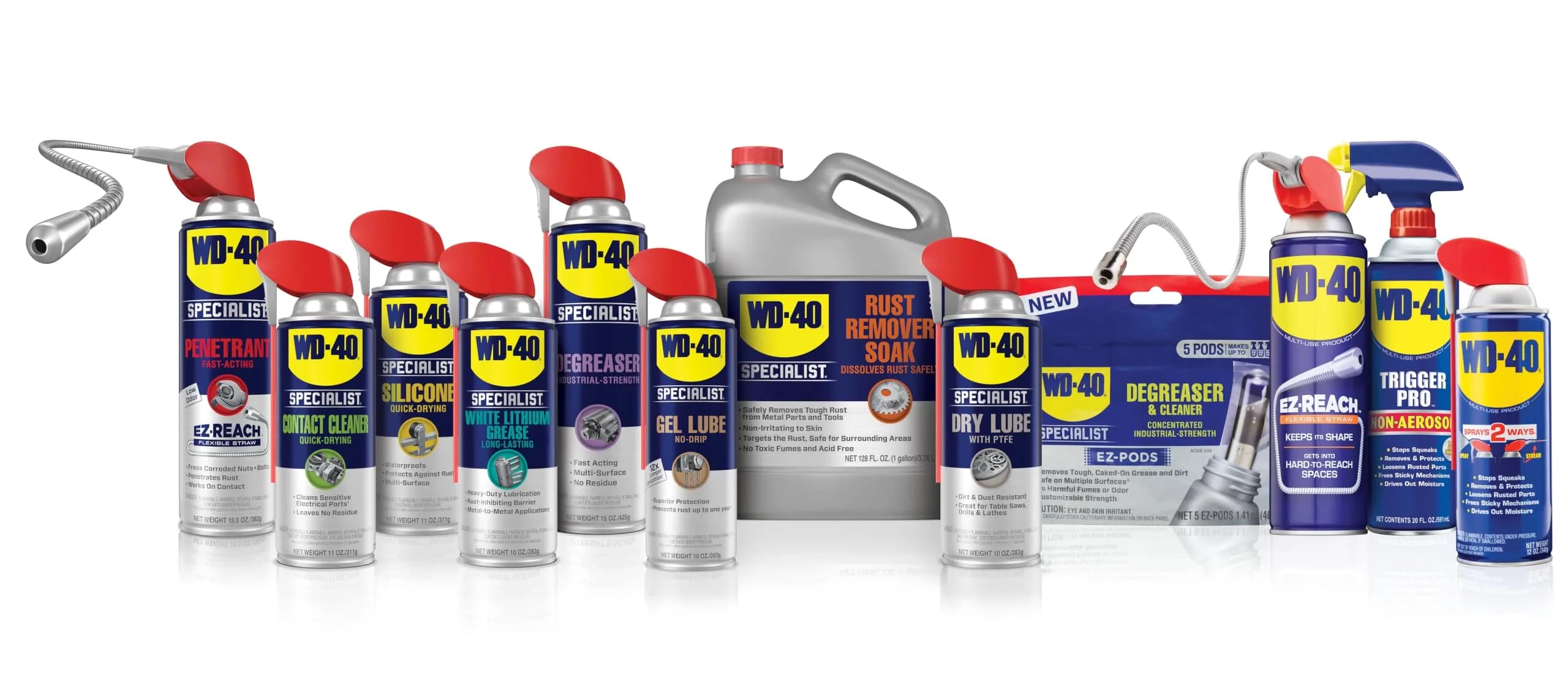 WD-40 Specialist White Lithium Grease Spray 295ml (10 oz) | Heavy-Duty Lubrication for Metal-to-Metal Applications - view 6