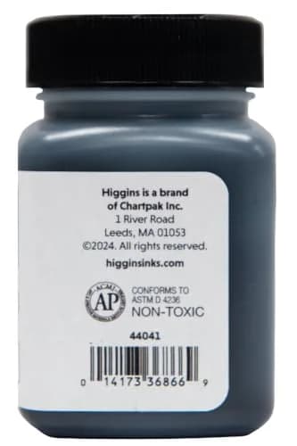 Higgins Black Eternal Ink, 2.5 Oz Bottle | Fast Drying, Matte Sheen, Non-Waterproof thumbnail 4