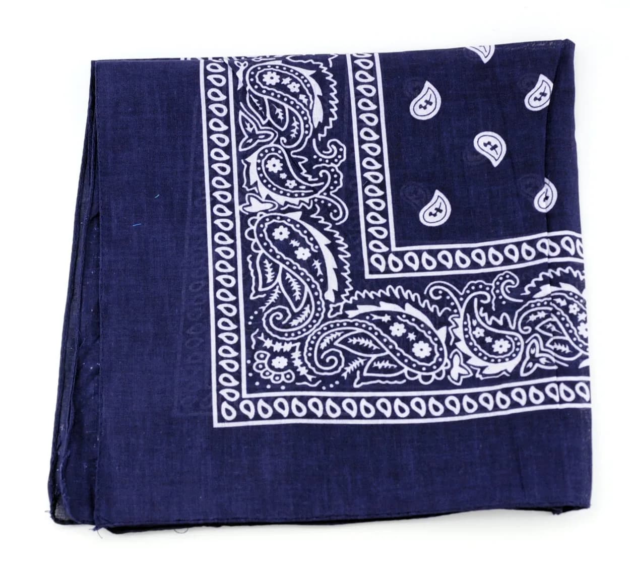 NYFASHION101 Paisley Cotton Bandana Head Wrap Scarf 56cm x 56cm (22" x 22") | Double-Sided Print for All-Season Wear - main product image