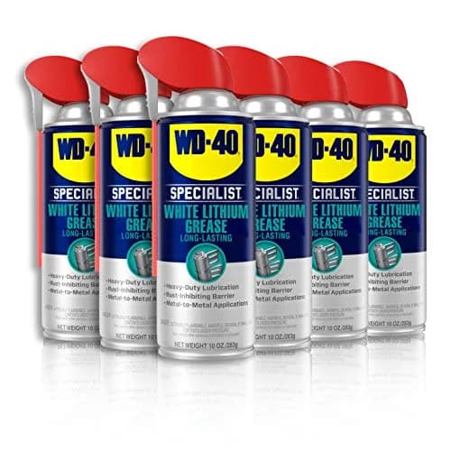 WD-40 Specialist White Lithium Grease Spray 10 oz (283 g) | Heavy-Duty Lubrication for Metal-to-Metal Applications thumbnail 1