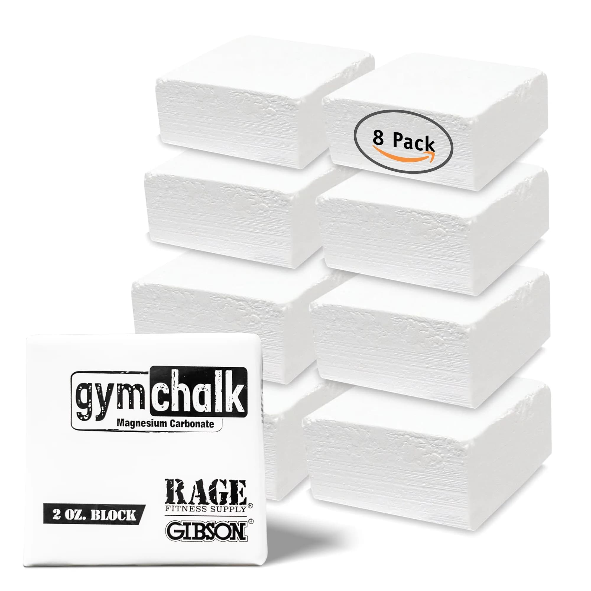 Rage Fitness Gym Chalk Block 454 g (1 LB) | Pure Magnesium Carbonate for Superior Grip — Block Gym Chalk