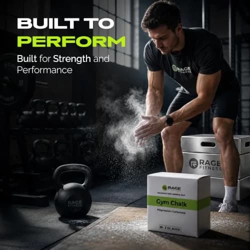 Rage Fitness Gym Chalk Block 454 g (1 LB) | Pure Magnesium Carbonate for Superior Grip thumbnail 6