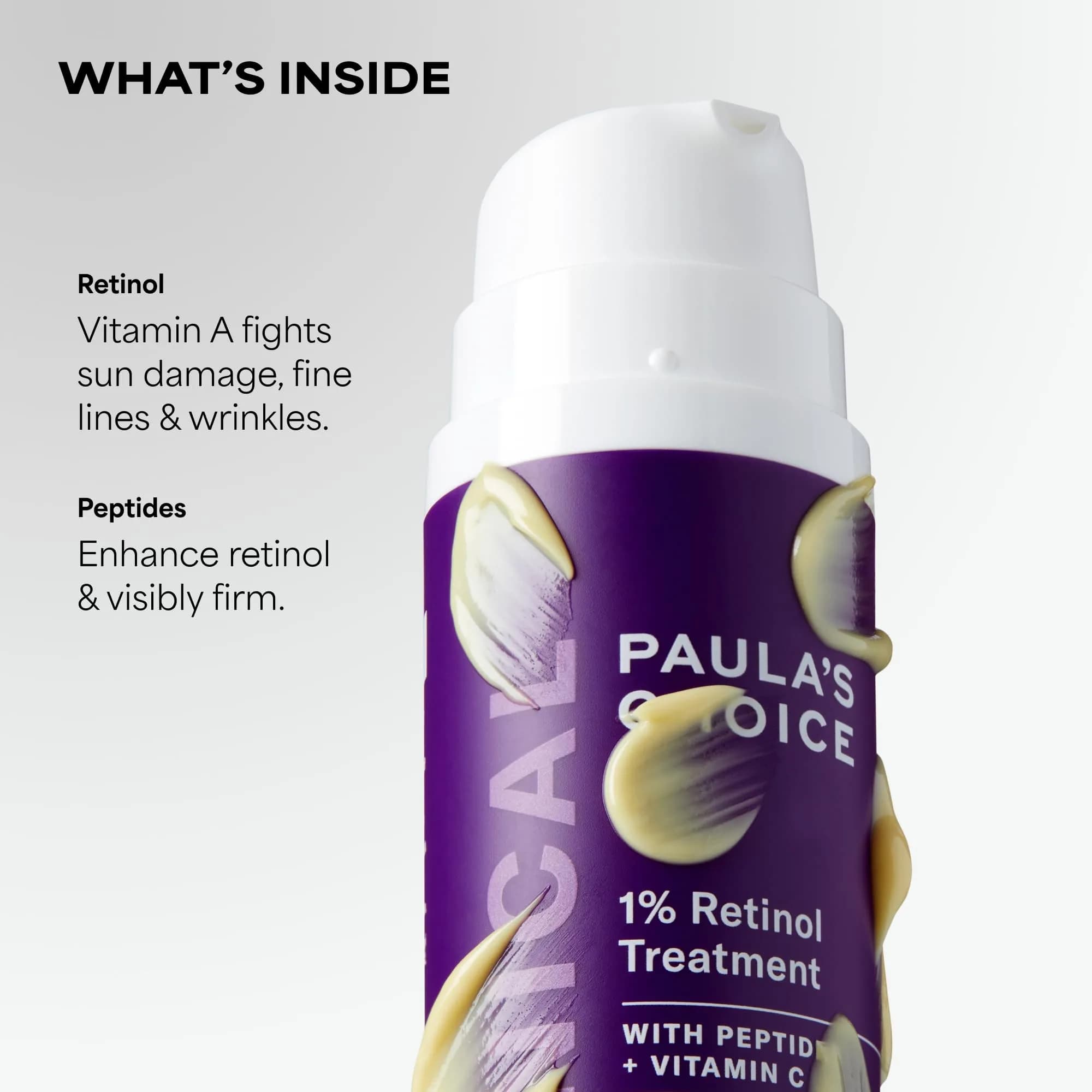 Paula's Choice CLINICAL 1% Retinol Face Treatment with Peptides & Vitamin C, 28ml (1 Fl Oz) | Advanced Anti-Aging Serum for Wrinkles & Fine Lines - view 3
