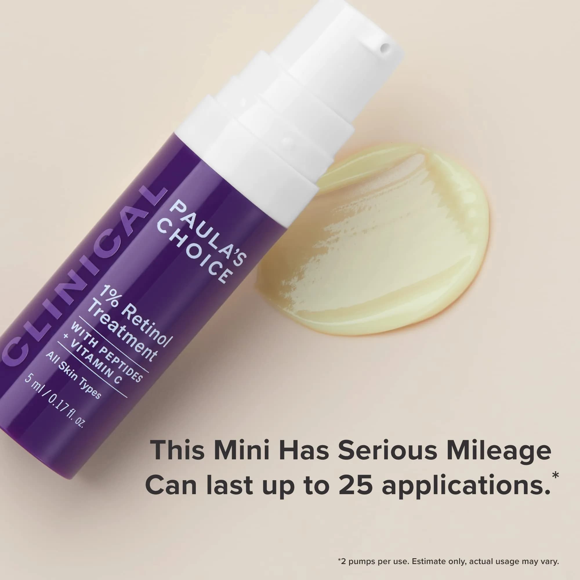 Paula's Choice CLINICAL 1% Retinol Treatment Cream 5 ml (0.17 Fl Oz) | Potent Anti-Aging & Wrinkle Reduction - view 7
