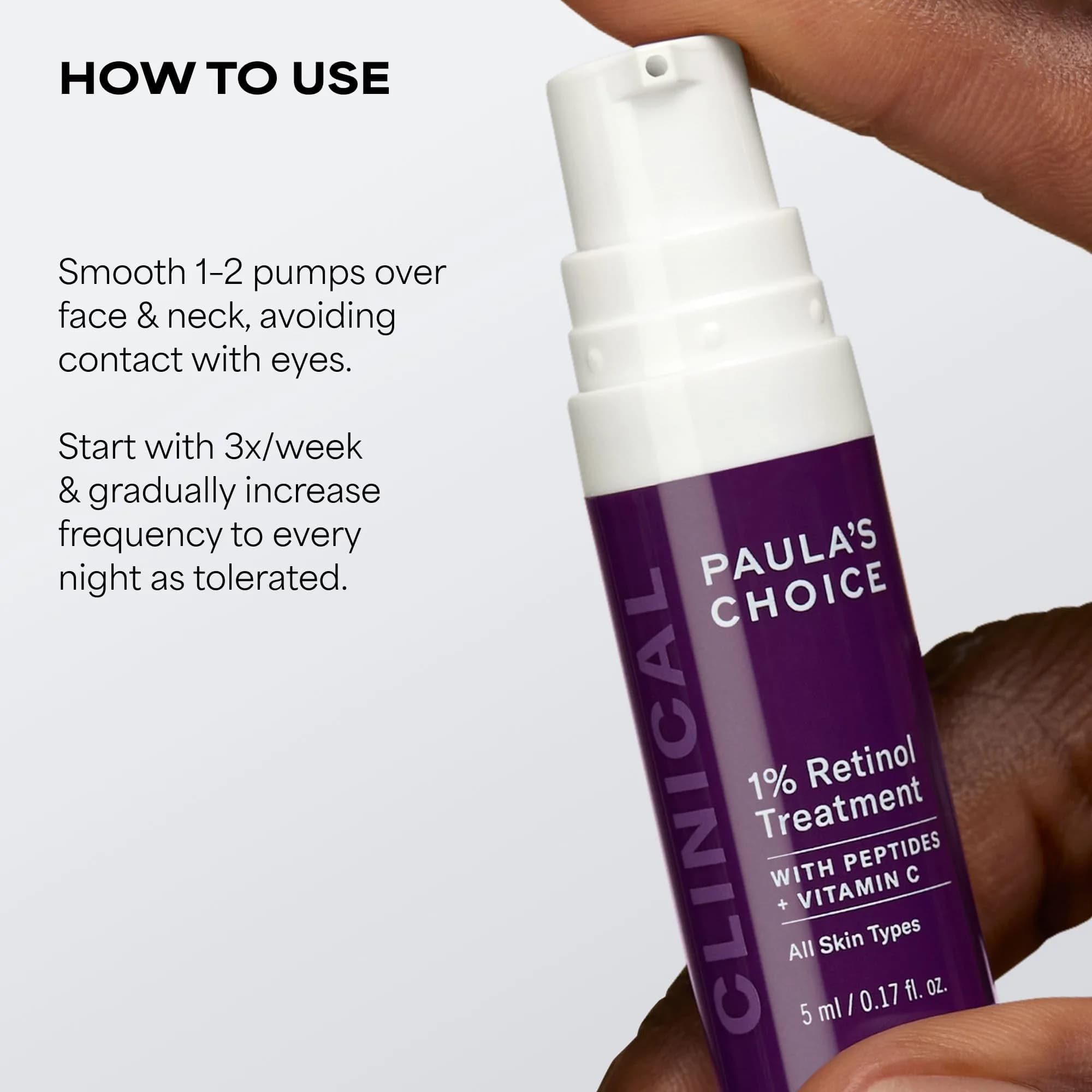 Paula's Choice CLINICAL 1% Retinol Treatment Cream 5 ml (0.17 Fl Oz) | Potent Anti-Aging & Wrinkle Reduction - view 9