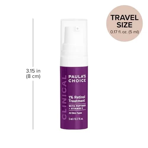Paula's Choice CLINICAL 1% Retinol Treatment Cream 5 ml (0.17 Fl Oz) | Potent Anti-Aging & Wrinkle Reduction thumbnail 2