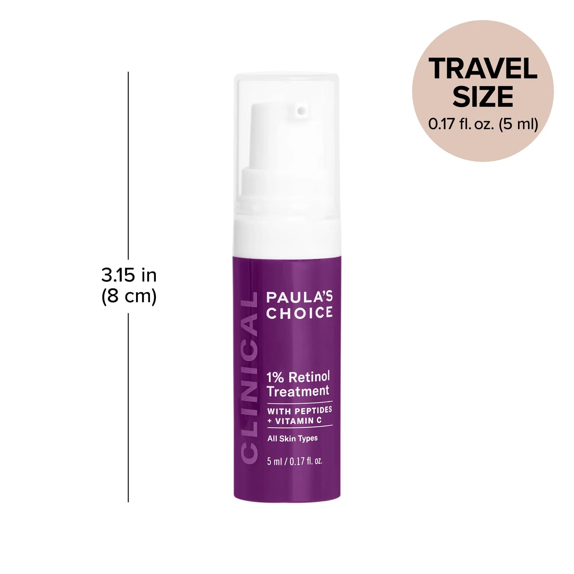 Paula's Choice CLINICAL 1% Retinol Treatment Cream 5 ml (0.17 Fl Oz) | Potent Anti-Aging & Wrinkle Reduction - view 2