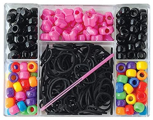 The Beadery Hair Style Bead Box, Multi | Bright Colors & 125 Beads for Kids & Teens (70-120 chars) thumbnail 2