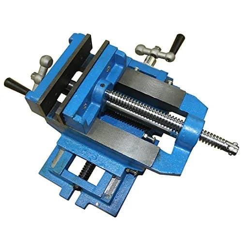 HFS 2 Way 4-Inch Drill Press X-Y Compound Vise Cross Slide Mill | High Precision, Cast Iron, 4" Jaw thumbnail 3