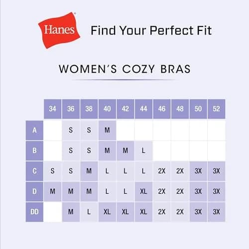 Hanes Womens Get Cozy Pullover Comfortflex Fit Wirefree Bra, White, Small US | Seamless, Supportive, All-Day Comfort thumbnail 6