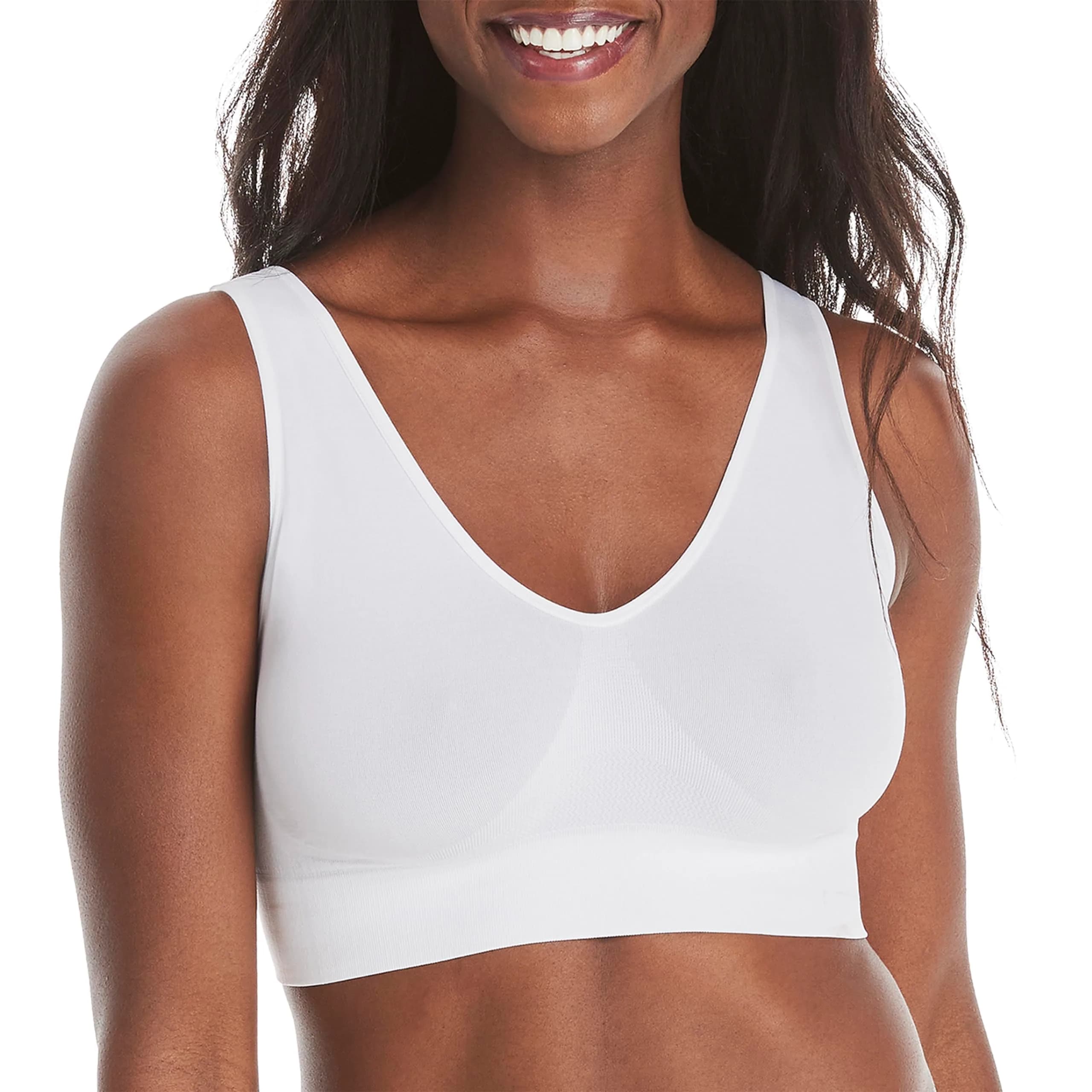 Hanes Wireless Bra Large | Seamless Comfort Fit for All-Day Wear