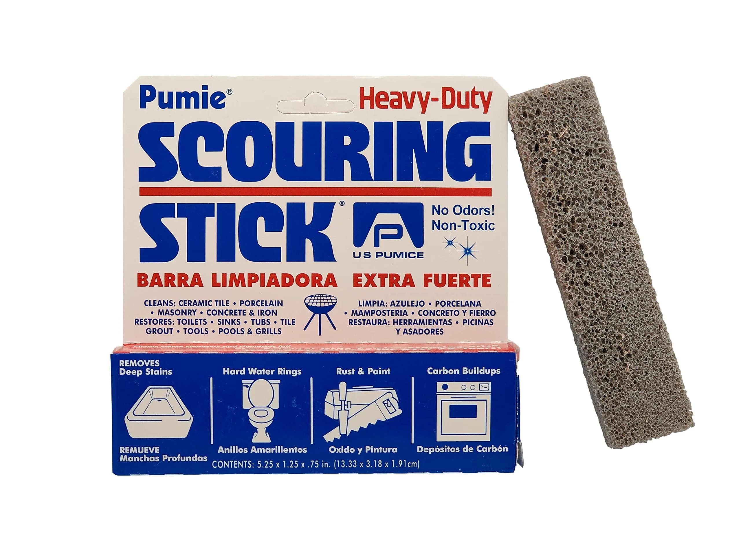 PUMIE Scouring Stick HDW Heavy Duty Extra Strong Pumice Cleaning Bar | Versatile Household & Industrial Use - main product image