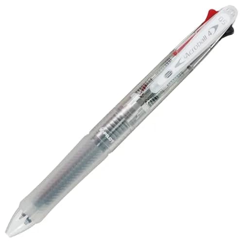 Pilot Acroball 4 Colors Ballpoint Pen, Extra Fine, 0.5mm | Water-Resistant Ink & Durable Clip thumbnail 1