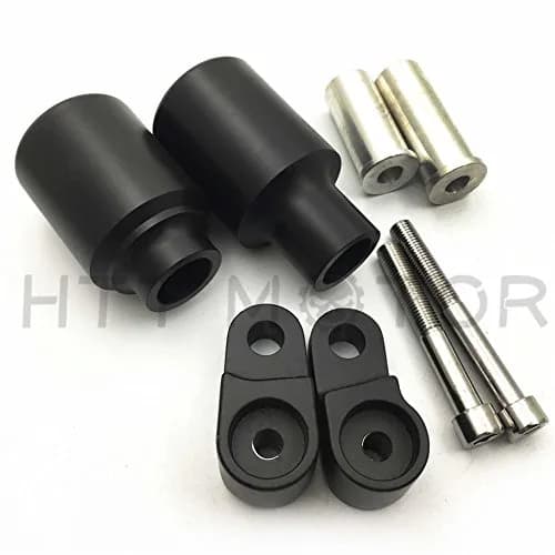 HTTMT No Cut Frame Slider Crash Protector for 2007-2008 CBR 600 RR | Delrin, Black thumbnail 4