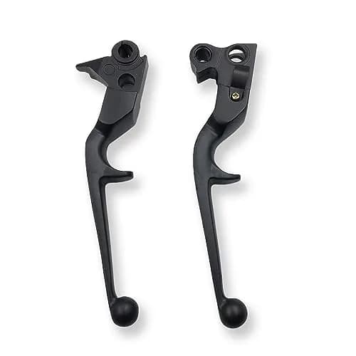 HTTMT Black Brake Clutch Lever for Harley Davidson 1996-2012 | Billet Aluminum Replacement thumbnail 1