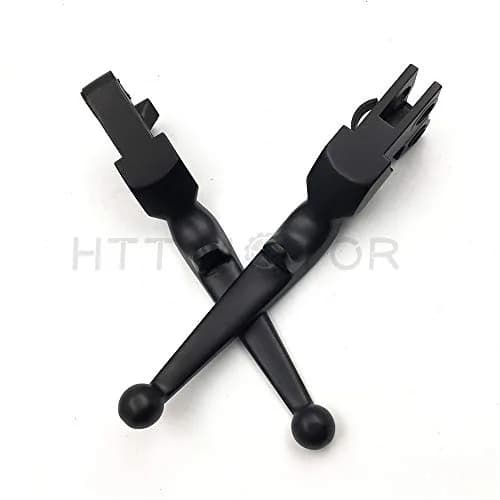 HTTMT Black Brake Clutch Lever for Harley Davidson 1996-2012 | Billet Aluminum Replacement thumbnail 2