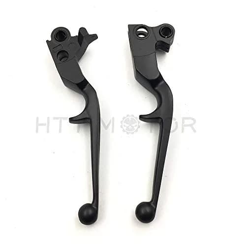 HTTMT Black Brake Clutch Lever for Harley Davidson 1996-2012 | Billet Aluminum Replacement thumbnail 3