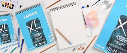 Canson XL Watercolour 300gsm A3 Paper | Acid-Free, Cold Pressed, Bright White Sheets thumbnail 6
