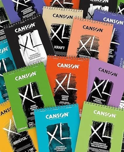Canson XL Watercolour 300gsm A3 Paper | Acid-Free, Cold Pressed, Bright White Sheets thumbnail 8