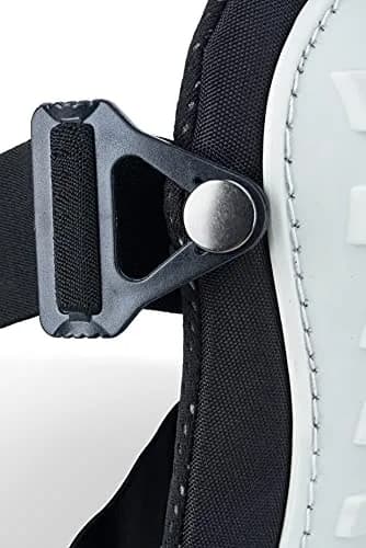 AWP Adult Knee Pads, 1 Pair, Non-Marring Cap, Black and White | Heavy Duty Foam Padding & Breathable Air-Mesh thumbnail 6
