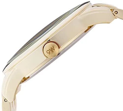 Nine West Women's Champagne Dial Gold-Tone Bracelet Watch 39mm (1.54in) | Japanese Quartz Movement thumbnail 3