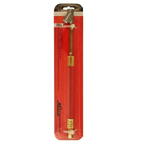 Milton 693-12CG 12" Dual Head Straight Foot Chuck with Cushioned Grip | Brass, 1/4-UNC, USA thumbnail 3