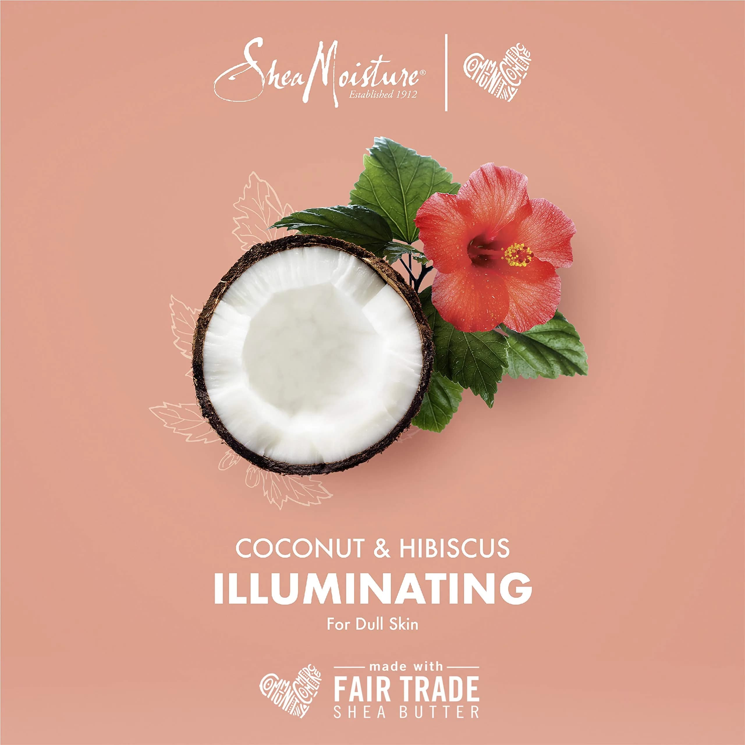 Shea Moisture Coconut & Hibiscus Curl Enhancing Smoothie 95ml (3.2 oz) | Defines Curls, Fights Frizz, Adds Shine - view 6