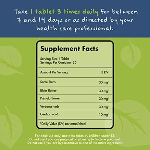 Bionorica Sinupret Sinus & Immune Support, Herbal Supplement, 25 Tablets | Natural Sinus & Respiratory Aid thumbnail 8