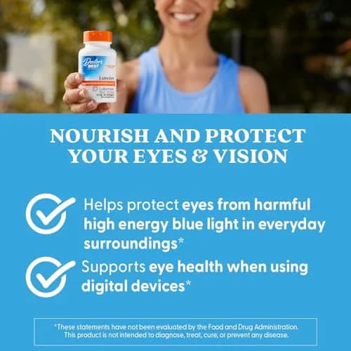 Doctor's Best Lutein Supplement 20mg with Zeaxanthin Softgels 60 Count | Eye Health Vitamins for Vision Support thumbnail 5