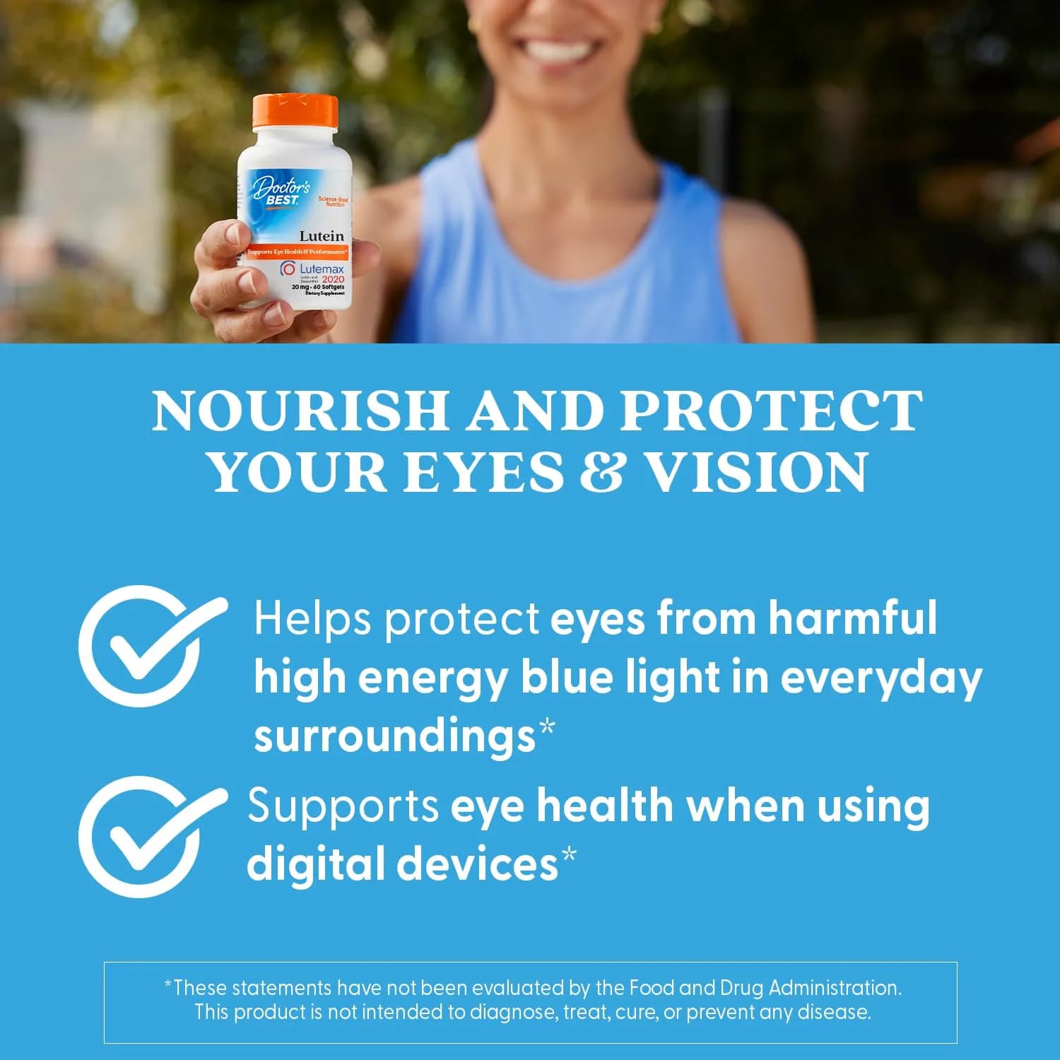 Doctor's Best Lutein Supplement 20mg with Zeaxanthin Softgels 60 Count | Eye Health Vitamins for Vision Support - view 5