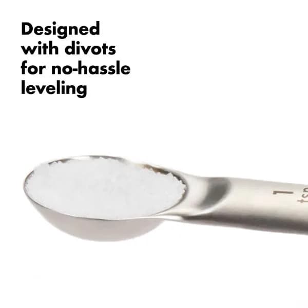 OXO Good Grips 4 Piece Stainless Steel Measuring Spoons Set 15ml (1 T) | Magnetic Handles for Easy Storage & Precision thumbnail 9
