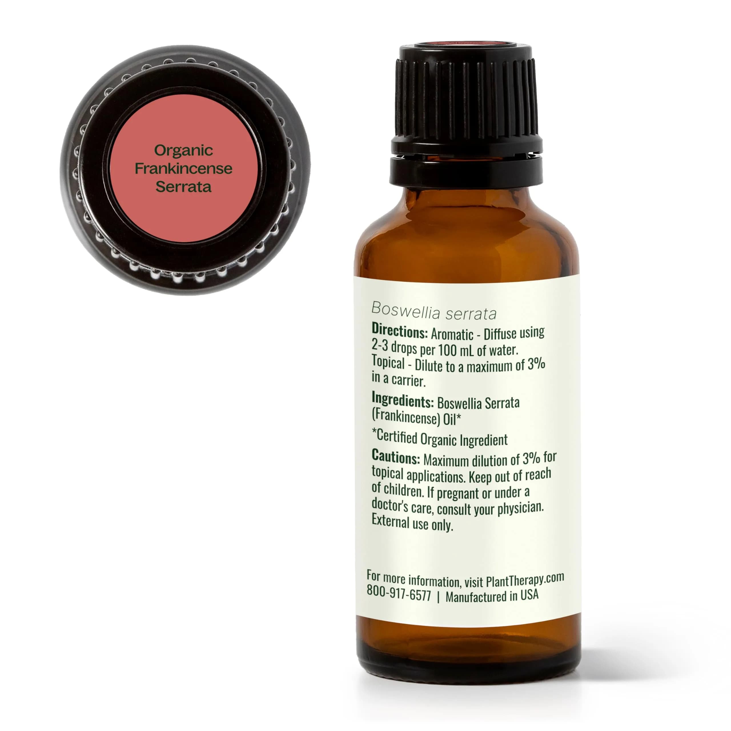 Plant Therapy Organic Frankincense Serrata Essential Oil 30ml (1 Fl Oz) | USDA Certified Pure Aromatherapy - view 8