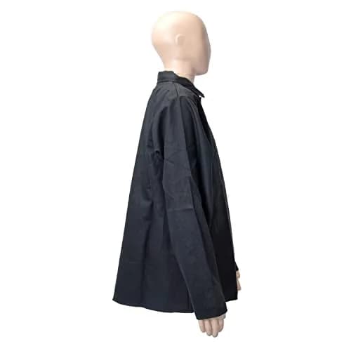 Lincoln Electric KH808XXL Black XX-Large Flame-Resistant Cloth Welding Jacket | Flame-Resistant Workwear for Welders thumbnail 7