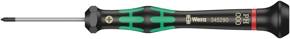 Wera 05345290001 2050 PH Screwdriver for Phillips Screws | Precision Micro Tool for Electronics & Fine Work