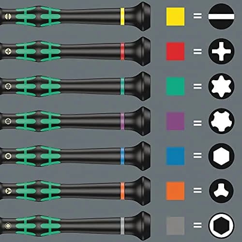 Wera 05345290001 2050 PH Screwdriver for Phillips Screws | Precision Micro Tool for Electronics & Fine Work thumbnail 11