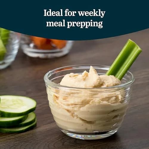 Libbey Small Glass Bowls with Lids 8-Piece | Compact Prep & Storage Solution thumbnail 4