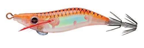 Yo-Zuri Squid Mini Aurora Floating Jig Luminous Orange 2-Inch (5.08cm) | Glow-in-the-Dark Squid Jig thumbnail 1