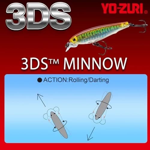 Duel F1157 HPBK 3DS Minnow Suspending Lure 4-Inch | Holographic Peanut Bunker, Diamond Lip, Tight Wobble thumbnail 3