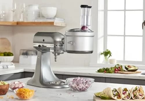 KitchenAid Food Processor Attachment with Commercial Dicing Disc KSM2FPA, 1.9 L (8 Cup) Capacity | Stainless Steel Blades, ExactSlice System thumbnail 5