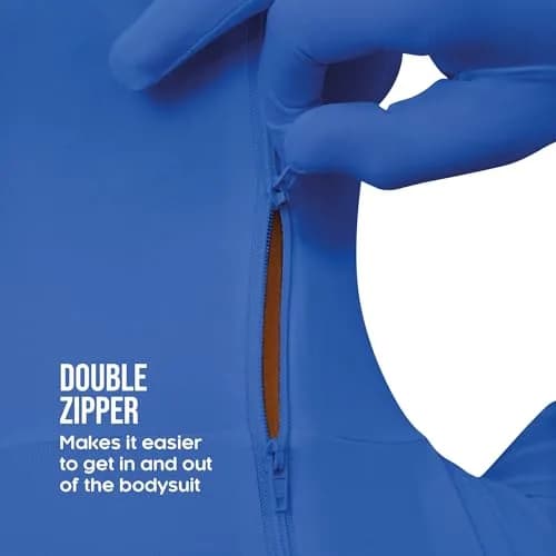 Morphsuits Spandex Bodysuit Zentai Blue Adults Halloween Costume - Large (STSBLL) | Full Body Stretch Fit thumbnail 9